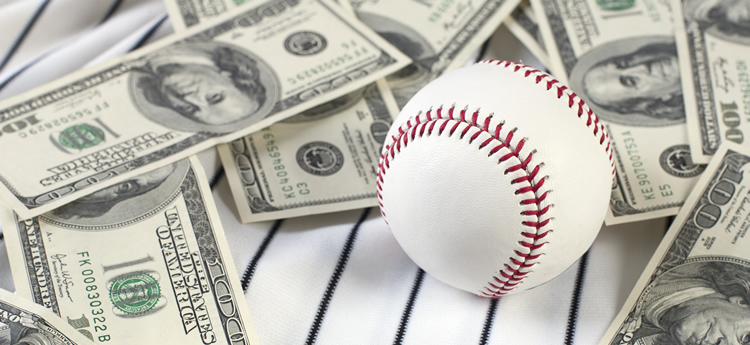 baseball and cash